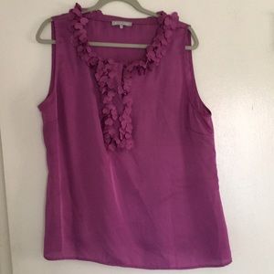 Raspberry tank top dressy